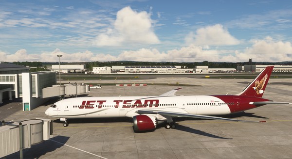 Boeing 787-10 · passenger · burgundy, photograph 1782