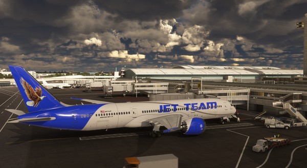 Boeing 787-9 · passenger · blue, photograph 1866