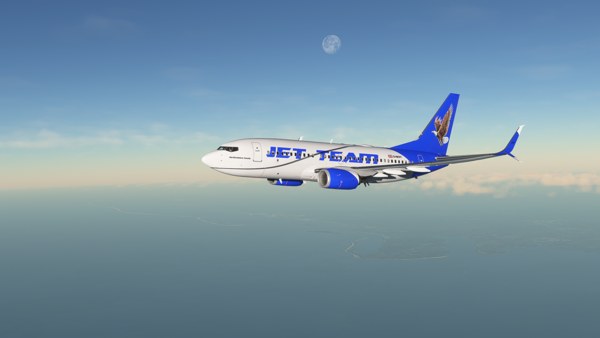 Boeing 737-700 · passenger · blue, photograph 364