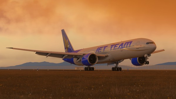 Boeing 777-300ER · passenger · blue, photograph 4015
