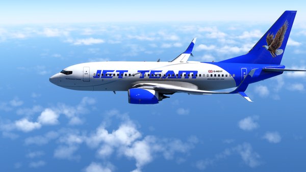 Boeing 737-700 · passenger · blue, photograph 494