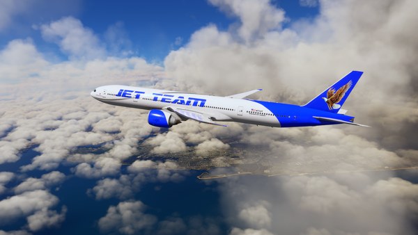 Boeing 777-300ER · passenger · blue, photograph 651